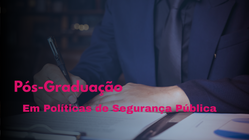 POLÍTICAS DE SEGURANÇA PÚBLICA
