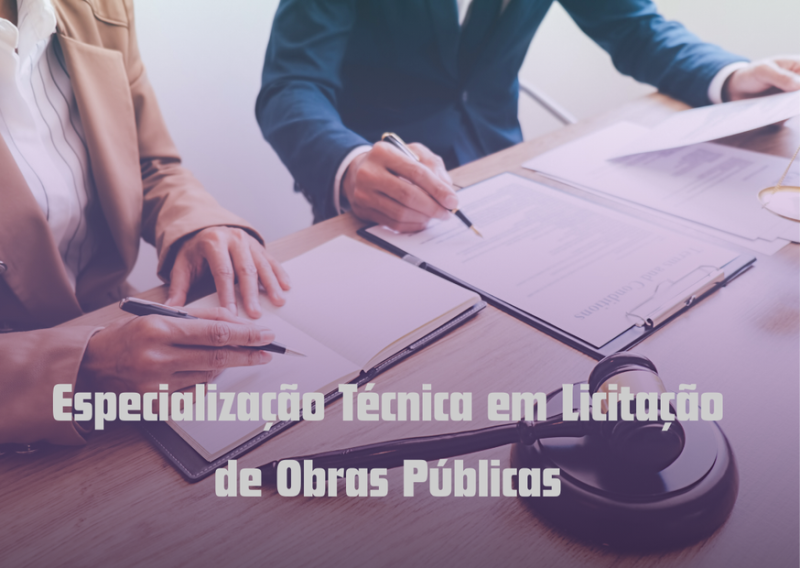 Especialização Técnica em Licitação de Obras Públicas